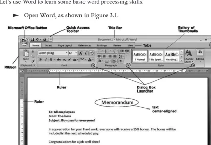 Figure 3.1Word window.