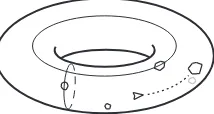 Figure 1.1.2: A nite two-dimensional world with no boundary.