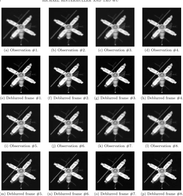 Figure 5. Multiframe blind deconvolution — images.