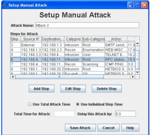 Figure 7.6: Manual Attack Form 