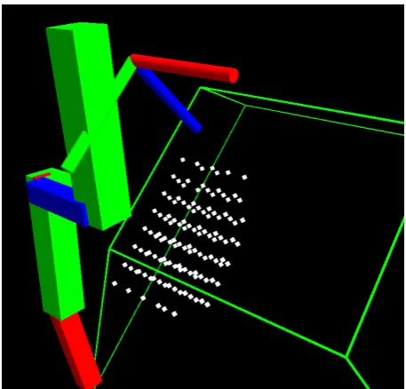 Figure 4.12: The grid of test points used for assessing precision.