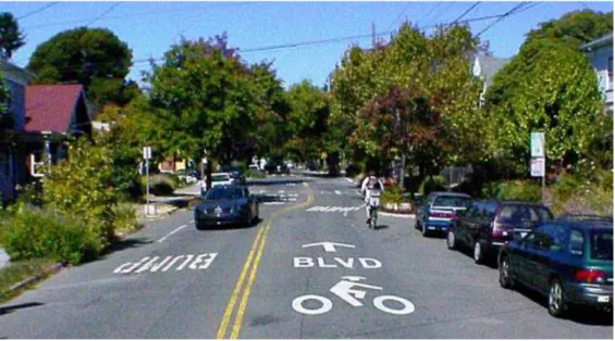 Figure 2-5: Bicycle Boulevard (Source: Williams, 2014) 