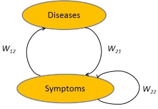 Figure 6.4: Reduced Network for the Case Study in Medical Diagnosis