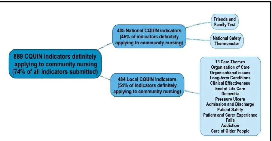 Figure 1: Breakdown of Analysis of CQUIN Indicators 2014-15  