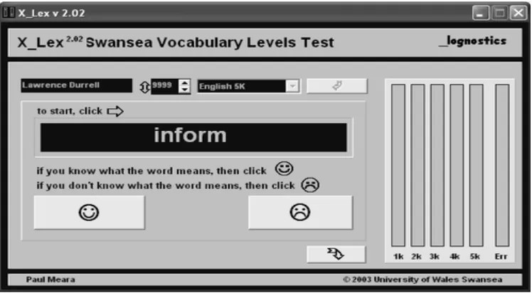 Figure 4.3. X-Lex test format. Reprinted from “Comparing phonological and 