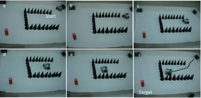 Fig.  3.13.  Experimental set up for navigation of mobile robot in the similar environment shown  in Fig