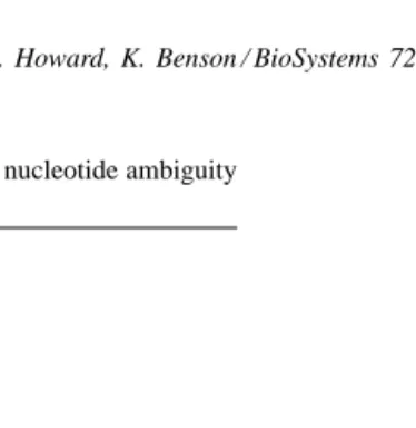 Table 1The GP terminal set also includes the IUPAC nucleotide ambiguity