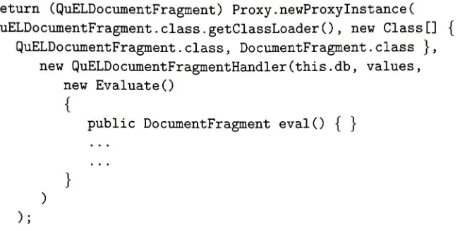 Figure 14: Another QuEL query for XML access