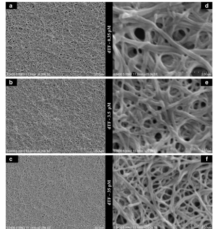 Table 1 Results of spectralanalysis and modellingparameters of the clots formedwith different tissue factorconcentrations
