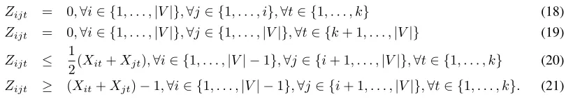 Figure 5 reveals that, under the ﬁve second limit, the IP approach has produced solutions of inferioirquality compared to tabu search in all cases