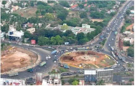 Fig 3.1: Kathipara junction – Before 
