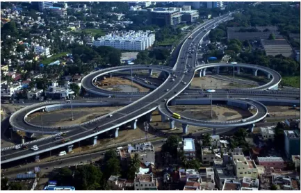 Fig 3.2: Kathipara junction – After  3.2  Details of the Interchange 