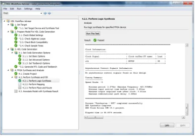 Figure 2.14: HDL coder workflow advisor (5)