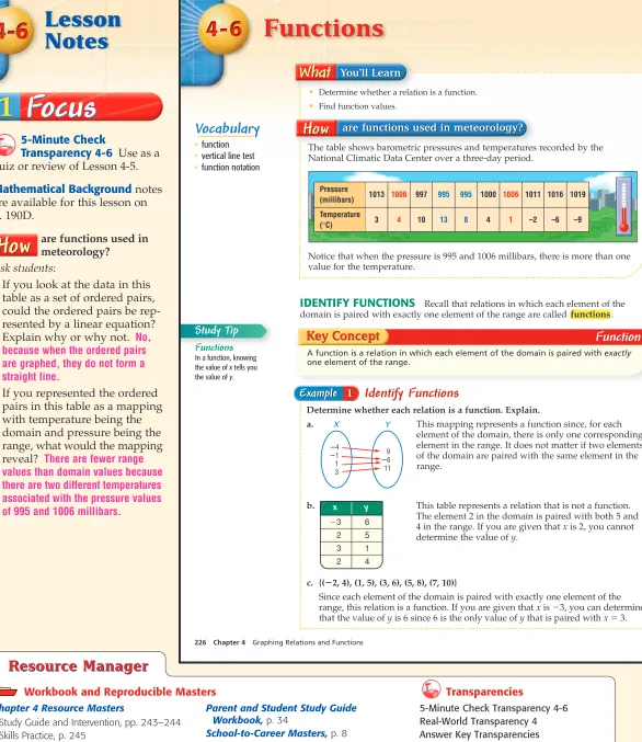 table as a set of ordered pairs,could the ordered pairs be rep-resented by a linear equation?