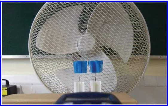 Figure 6: VAWT array experimental setup.