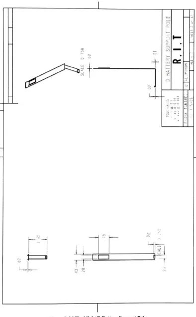 Figure B.26 Flashlight D Battery Support Pole