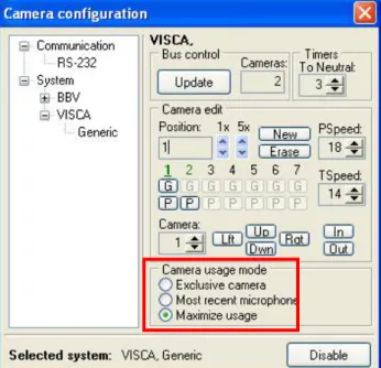 Fig. 24: New camera control functions