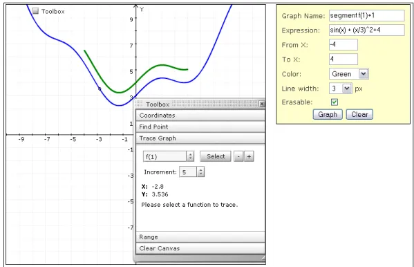 Figure 12: Plot Segments Feature