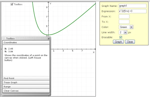 Figure 13: Show Coordinates Feature