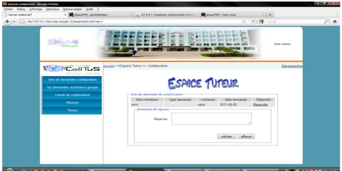 Figure 3: Collaboration requests in COLLTUS. 