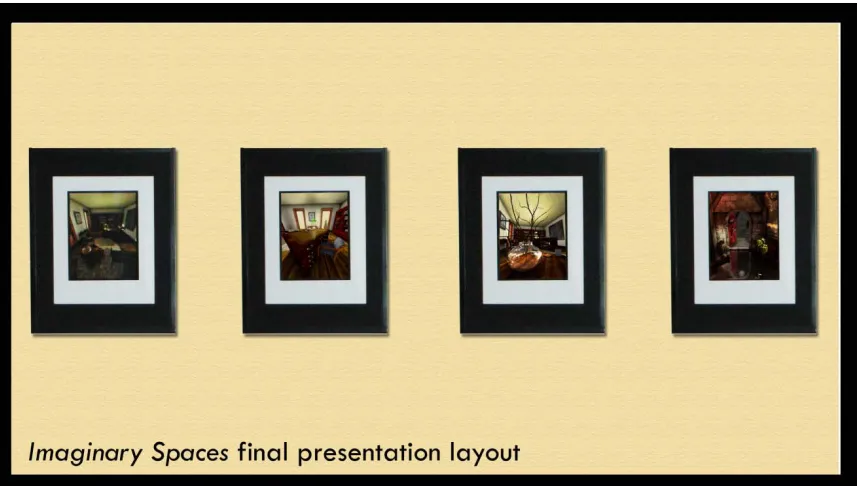 Figure F.  -  please note:  the actual final display configuration contained a total of seven horizontally oriented pictures