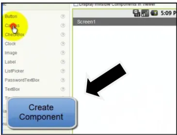 Figure 3. Sample of Subgoal Callout in Video  To  assess  participants’  ability  to  solve  problems  using  App Inventor, participants were asked to write the steps that  they  would  take  to  program  new  features  of  an  app