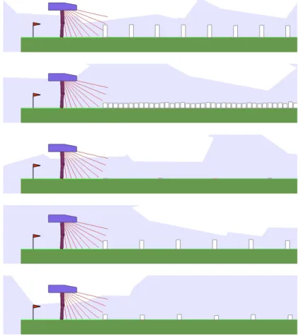 Figure 12: Example of tracks generated in Stump Tracks.