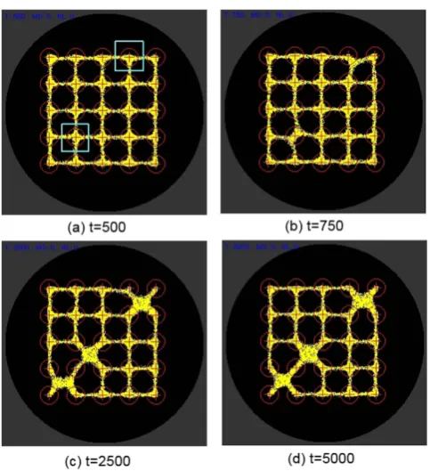 Figure 10. Repeated stimulus at same location results in increase in baseline occupancy