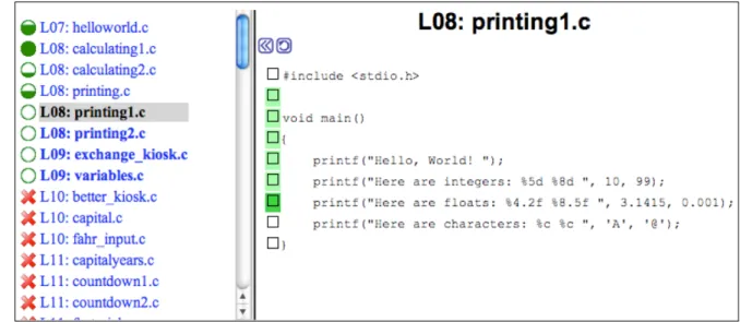 Figure 4: Key to example annotation in NaveEx.