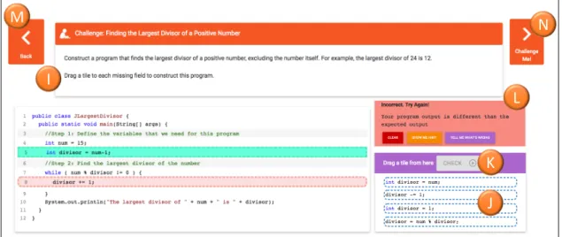 Figure 7: A Java programming challenge in the PCEX activity that follows the worked example in Figure 6