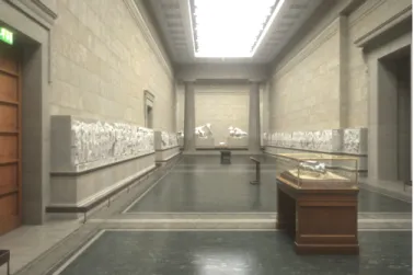 Figure 1: The geometry of this interior space was reconstructed using the Fac¸ade v2.0 software package.