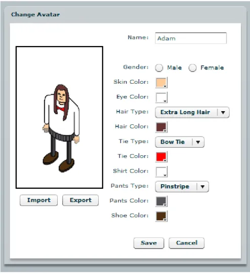 Figure 5 - Customizable Avatar System in Conundrum 