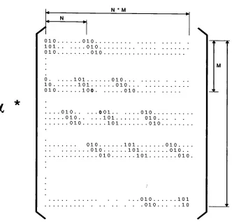 Figure 4-4 The noncausal predictor in matrix form