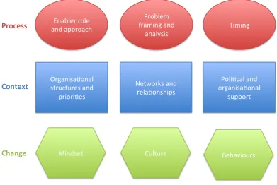 Figure   3   –   Emerging   themes   from   the   Local   Vision   evaluation   