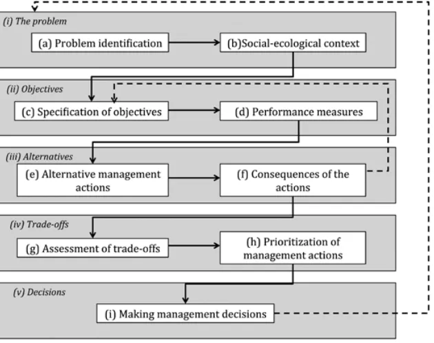 Figure 11. From Martínez-Harms et al. (2015), showing the core steps in the ecosystem services decision-making process