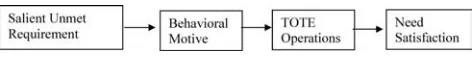 Figure 1.A regulatory process linking needs-as-requirements and needs-as-motives. TOTE � test–operate–test–exit sequence.