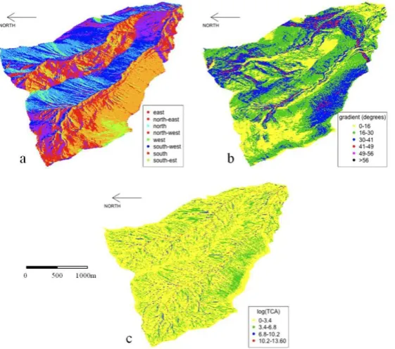 Figure 3.1 shows the basic hydrological attributes used to define the new terrain-based index