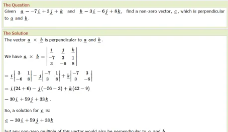 Figure 1 An example DEWIS question, together with feedback bespoke to the random parameters used in this question