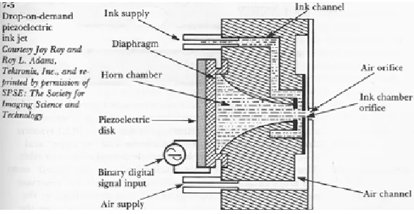 Figure 2: Piezoelectric ink jet diagram (2)