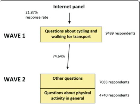 Figure 1 Two-wave Internet-based survey.