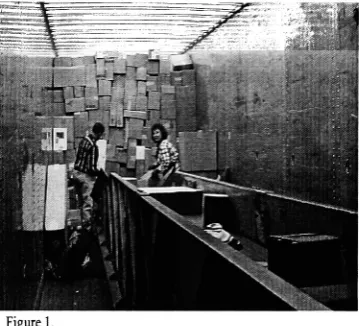 Figure 2.Bulk Mail Center container is constructed of