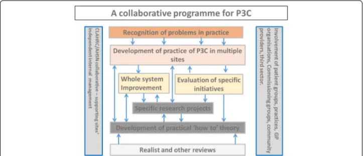 Fig. 1 Collective action: an alignment of resources for promoting and supporting person-centred coordinated care (P3C)
