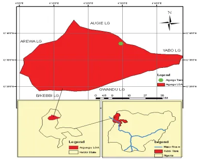 Figure 1: Location Map of the Study Area  