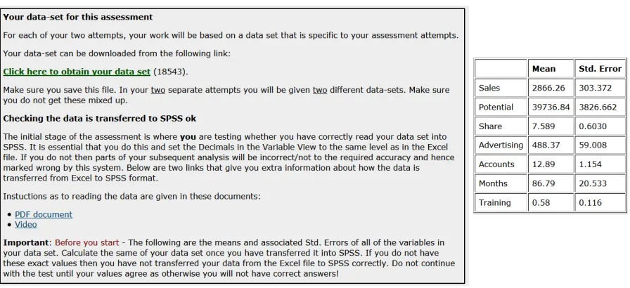 Figure 7: An example of the feedback provided for Questions 13-15 of the second e-Assessment