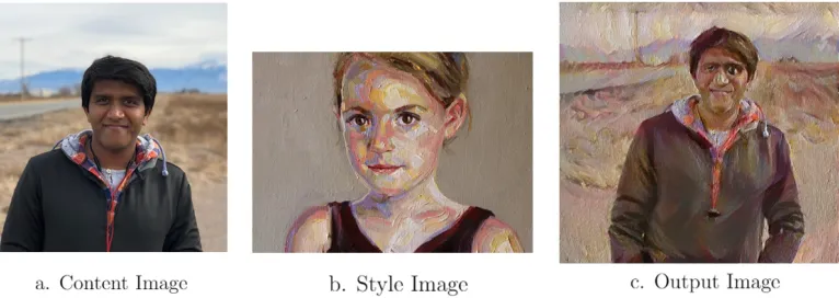Figure 1.1: Neural art style transfer