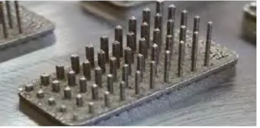 Figure 2.4: Fabricated struts with different diameters. 