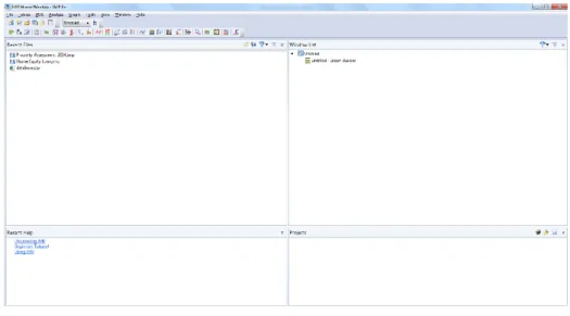 Figure 1.4. JMP. Home Window  When we open or create a Data table, the following window opens up
