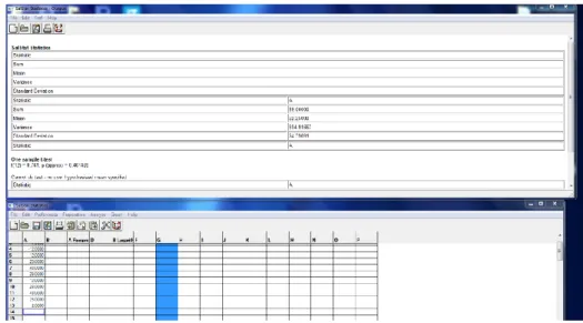 Figure 1.12. SalStat graphical user interface  1.1.3.4.  SOFA Statistics 