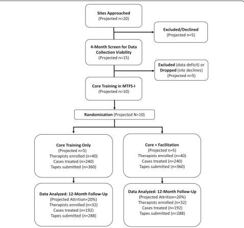 Fig. 1 CONSORT diagram of projected study enrollment