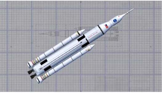 Figure 1. Artist rendition of the SLS initial configuration
